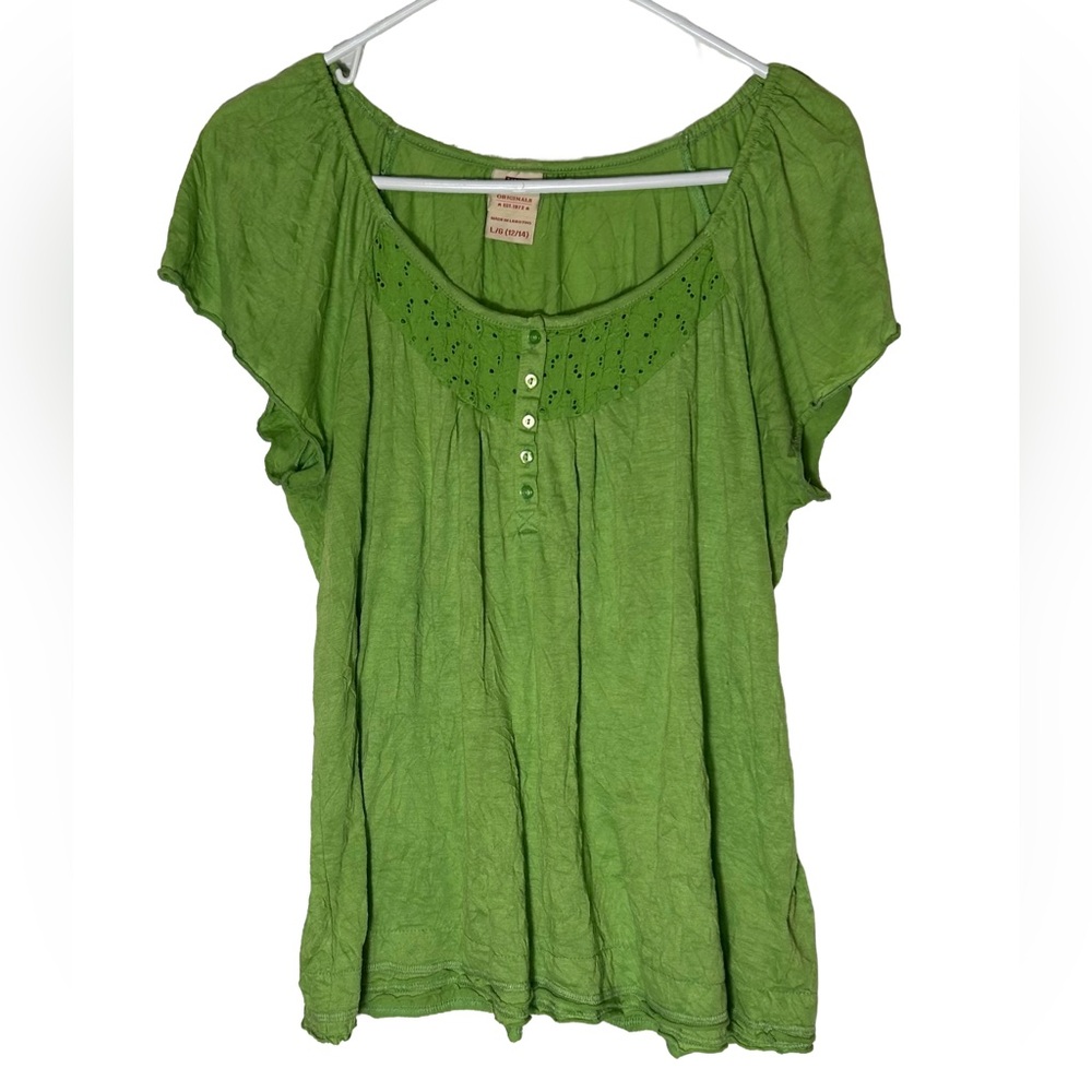 Faded Glory‎ Lime Green Women's Blouse